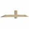 Ekena Millwork Eugene Rough Sawn Timber Gable Bracket, Douglas Fir, 72"W x 12"H x 4"D x 4"F, 4/12 Pitch GBW072X12X0404EUG00RDF - alternate 3